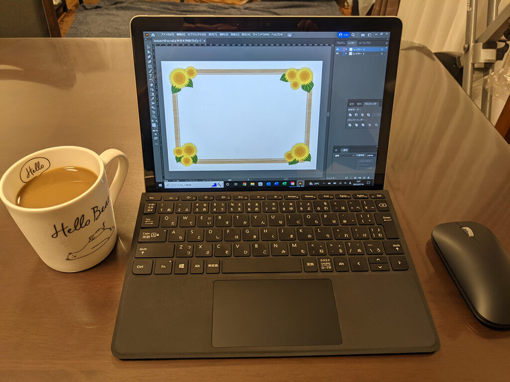 Surface Go 2 と Illustrator CC