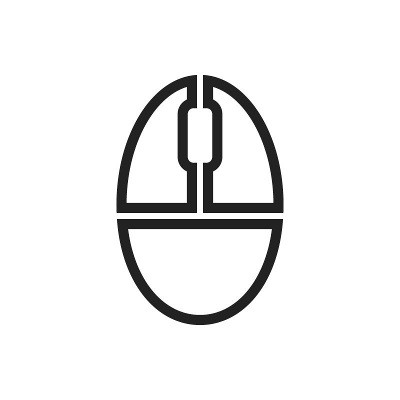 マウスのフリーアイコン・イラスト２