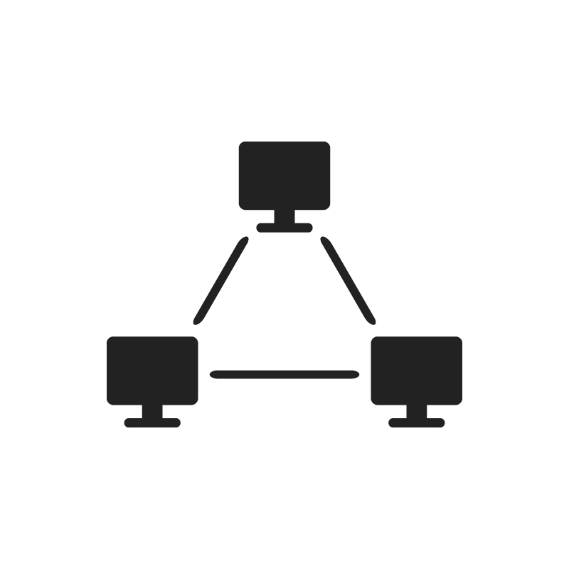ネットワークのフリーアイコン・イラスト１