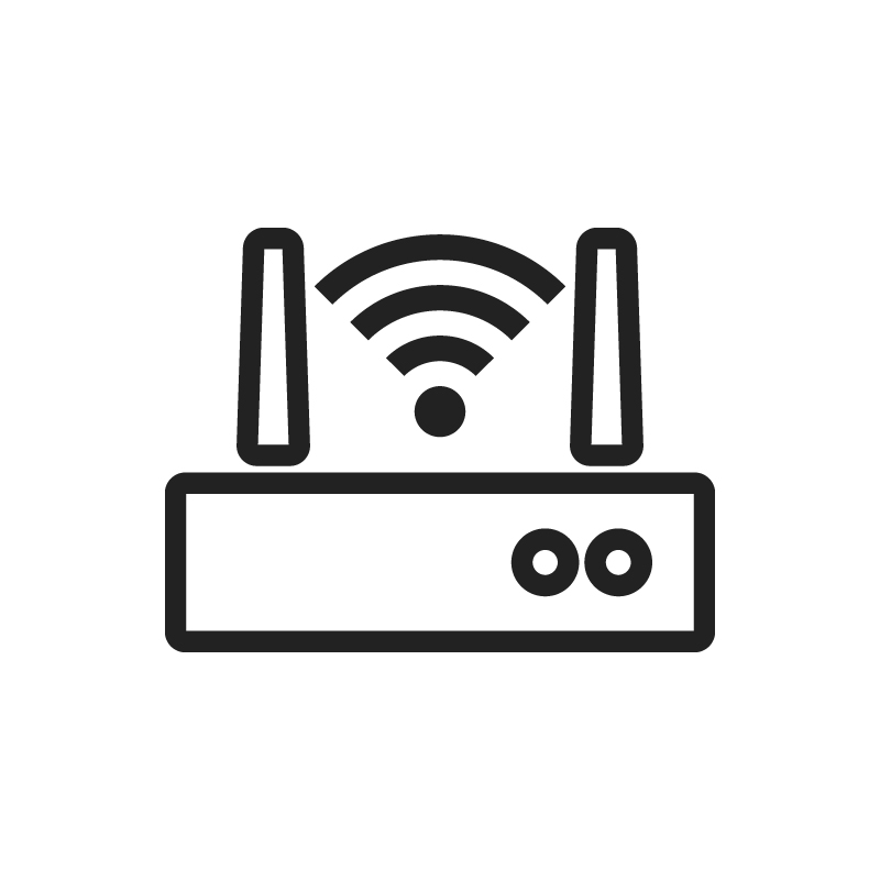 ルーターのフリーアイコン・イラスト４