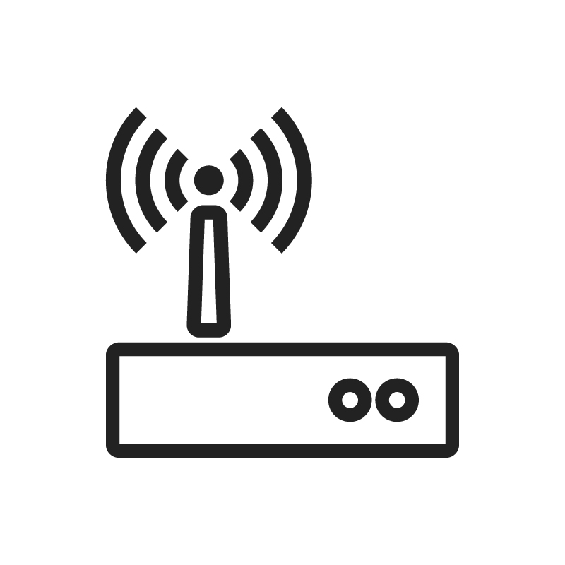 ルーターのフリーアイコン・イラスト６