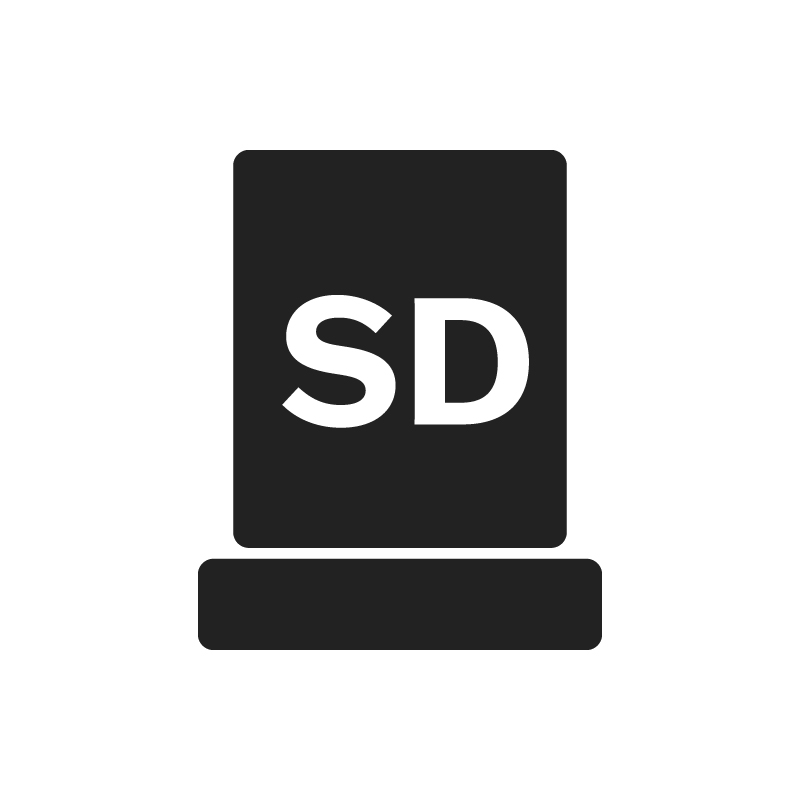 SDカードのフリーアイコン・イラスト１