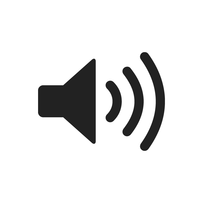 スピーカーのフリーアイコン・イラスト１