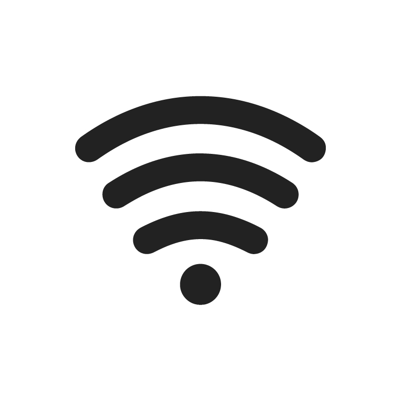 Wi-Fi のフリーアイコン・イラスト１