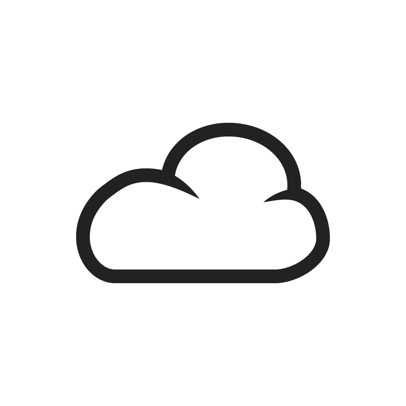 クラウドのフリーアイコン・イラスト２