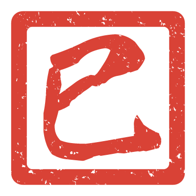 巳年・ハンコ（印鑑）風の無料イラスト５