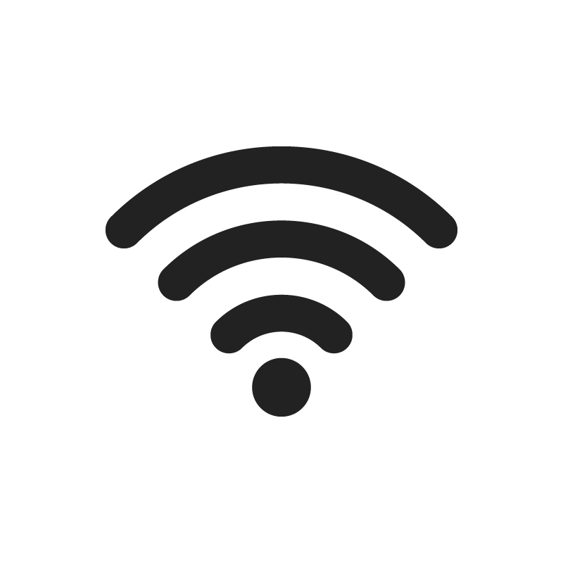 Wi-Fi のフリーアイコン・イラスト２