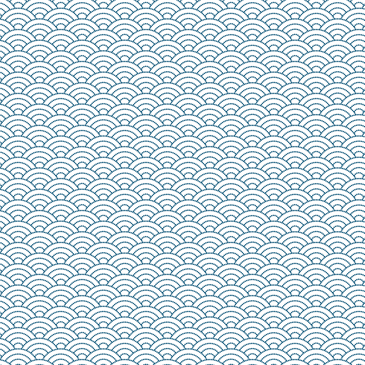 青海波のパターン素材・無料背景イラスト4-1