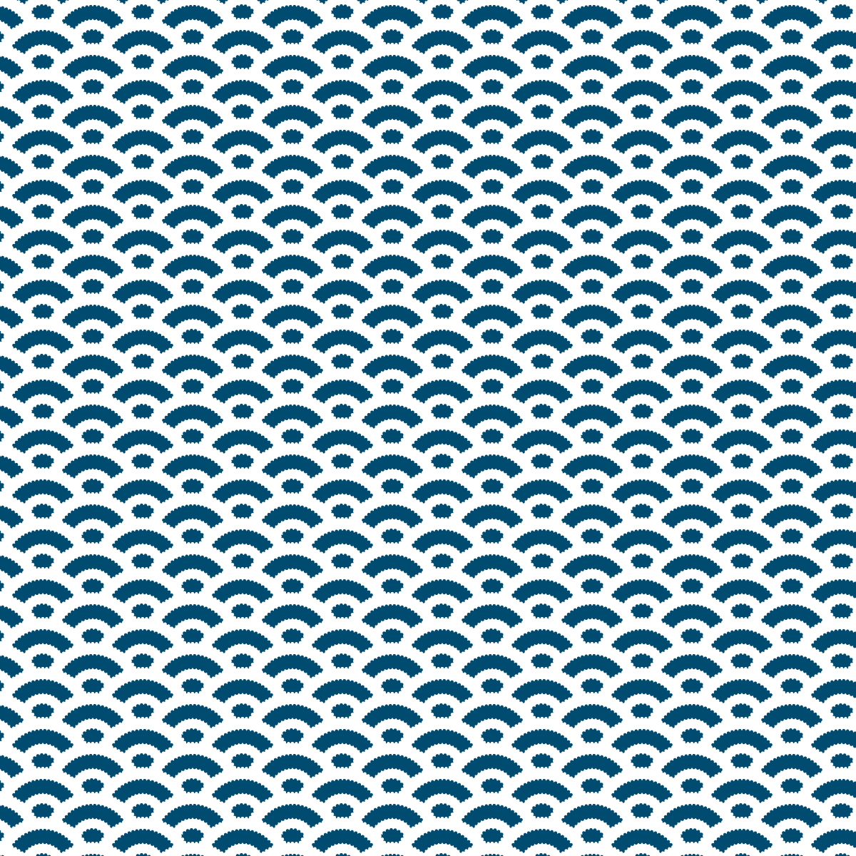 青海波のパターン素材・無料背景イラスト9-1