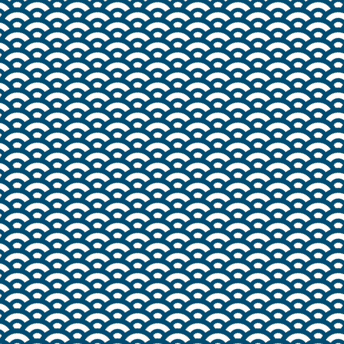 青海波のパターン素材・無料背景イラスト9-2